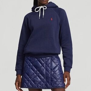 RLX Ralph Lauren Blue Quilted Mini Skirt